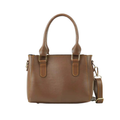 Brown Compact Handbag